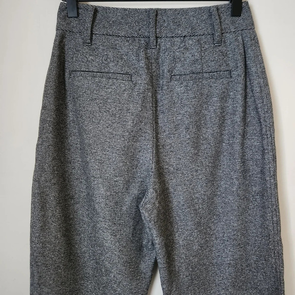 Aritzia Wilfred | Jallade High Rise Wool Cashmere Crop Trouser Pant - Size 4 - Picture 8 of 12
